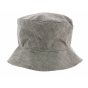 Grey Linen Jane Bucket Hat - Olney