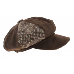 Ellie Ellie Cotton Oiled & Wool Gavroche Cap - Olney