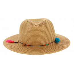 Magnolia traveler hat with navy trim - Barts