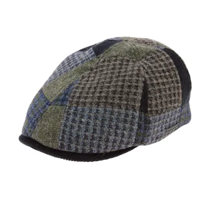 Texas Patchwork Wool Cap Blue - Stetson Reference: 7044 | Traclet Hat Shop