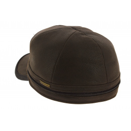 Casquette Byers Earflaps Stetson - cuir marron