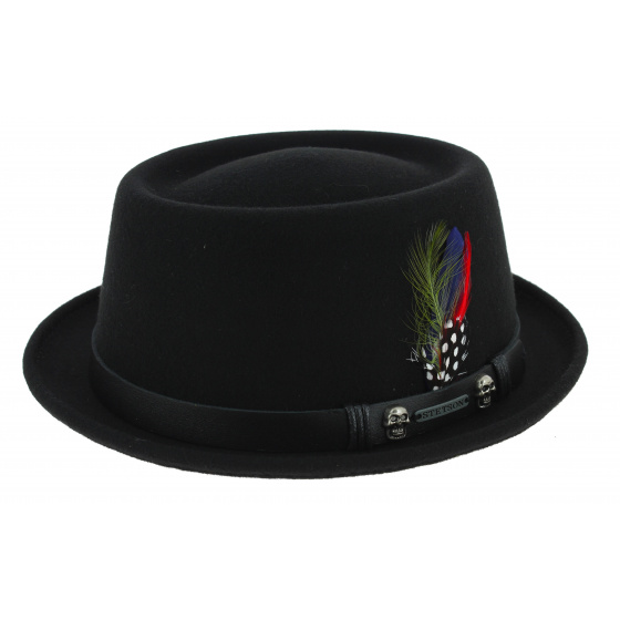Pennsylvania Lions Woolfelt Porkpie Hat - Stetson