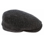 Anthracite Wool Driver Flat Cap - Stetson