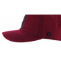 Burgundy California Brushed Twill Snapback Cap - Stetson