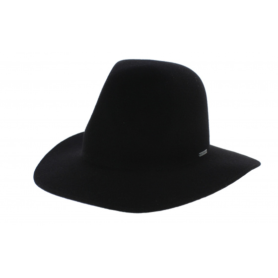 Stetson Atlanta Western Black Wool Felt Hat