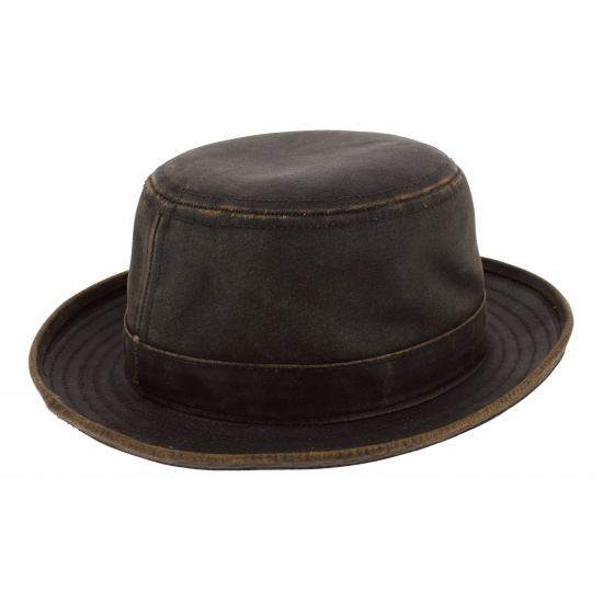 Brown Vintage Porkpie Hat - Stetson Brown Vintage Porkpie Hat - Stetson