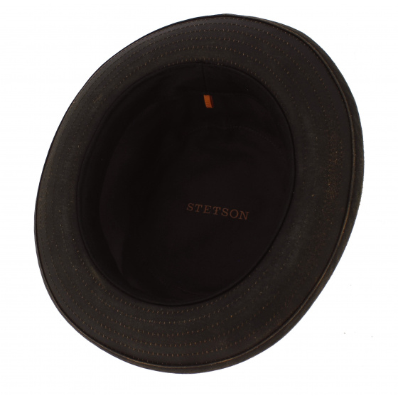 Brown Vintage Porkpie Hat - Stetson Brown Vintage Porkpie Hat - Stetson