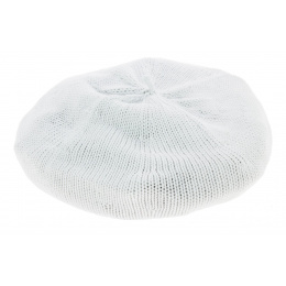 Beauval Cotton White Child Beret - Traclet
