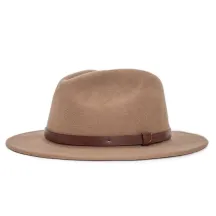Camel Wool Felt Messer Fedora Hat - Brixton Reference: 5951 | Traclet Hat Shop