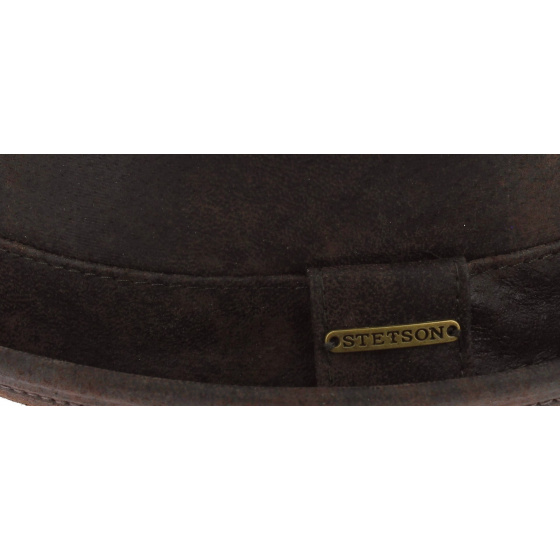 Porkpie Hat Portland Pigskin Brown - Stetson