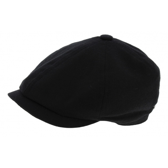 Hatteras Baron Hat Black Wool Cap - Stetson