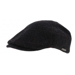 Stetson Stockton Flat Cap Anthracite Wool