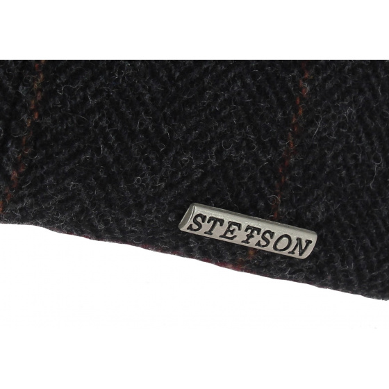 Casquette Plate Stockton Laine Anthracite - Stetson Casquette Plate Stockton Laine Anthracite - Stetson