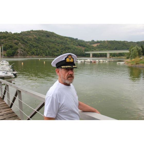 White Captain Cap - Traclet White Captain Cap - Traclet