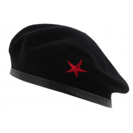 Béret Basque Homme En Cuir Réglable - Style Rétro, Hiver, Cadeau Mode