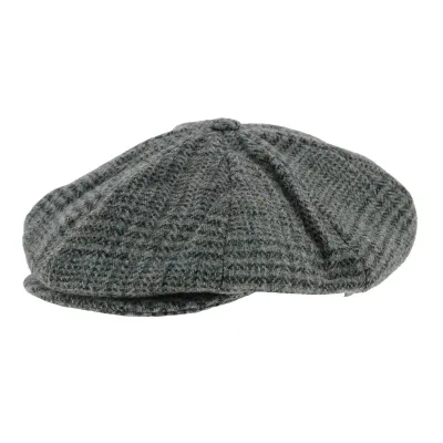 Irish Cap Wexford Wool Grey - Hanna Hats Reference: 7099 | Chapellerie Traclet