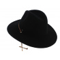 Traveller Field Hat Black Wool Felt - Brixton