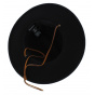 Traveller Field Hat Black Wool Felt - Brixton
