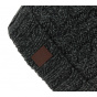 Short Beanie Twister Turnup Acrylic Gray - Barts