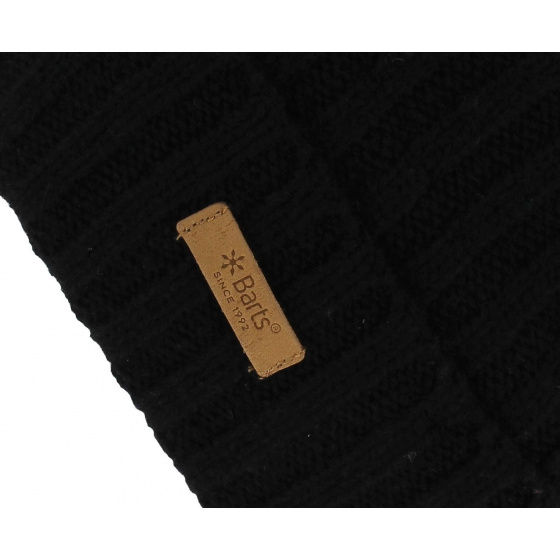 Bonnet Haakon Turnup Laine Noir - Barts Bonnet Haakon Turnup Laine Noir - Barts