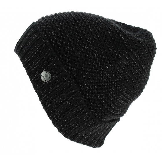 Candice Acrylic Short Beanie Black - Barts