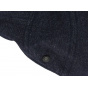 Flat Cap Denim Jean Coton Blue Stetson