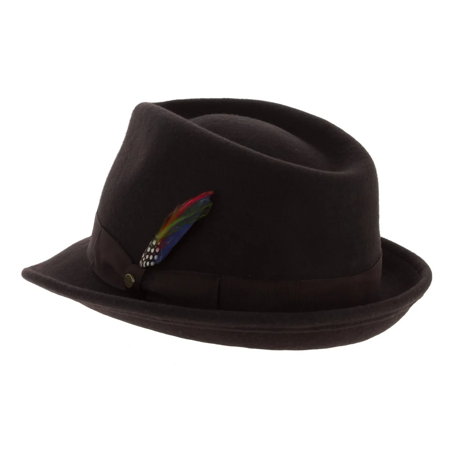 chapeau feutre elkader marron - Stetson Reference : 584 | Chapellerie Traclet