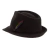 chapeau feutre elkader marron - Stetson Reference : 584 | Chapellerie Traclet