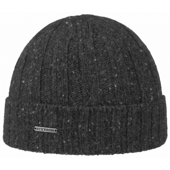 Palesto Wool Beanie Grey - STETSON
