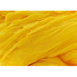 Chèche Torsade Jaune Coton - Traclet