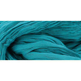 Blue Turquoise Cotton Twisted Chèche - Traclet