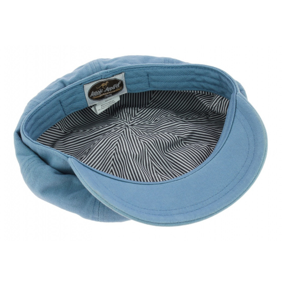 Light Blue Cotton Newsboy Cap Cruz - Aussie Apparel