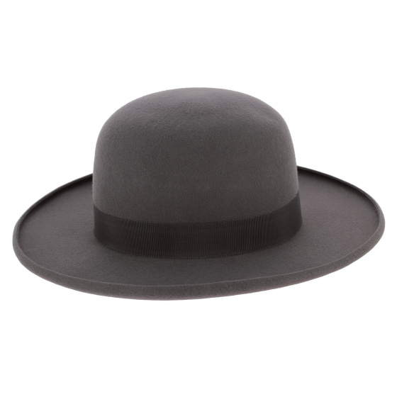 Chapeau Rond Feutre Laine Gris - Traclet Chapeau Rond Feutre Laine Gris - Traclet