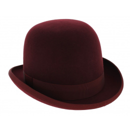 Papa Wenba Bordeaux bowler hat