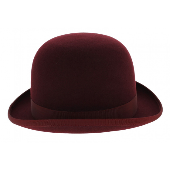 Papa Wenba Burgundy Bowler Hat Papa Wenba Burgundy Bowler Hat
