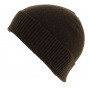 Brown Cashmere Beanie Bolzano - Traclet