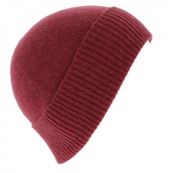 Bolzano Raspberry Cashmere Beanie - Traclet