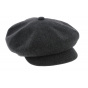 Kangol Newsboy Cap Anthracite - Wool Spitfire