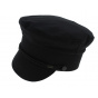 Black Cotton Sailor Padock Cap - Traclet