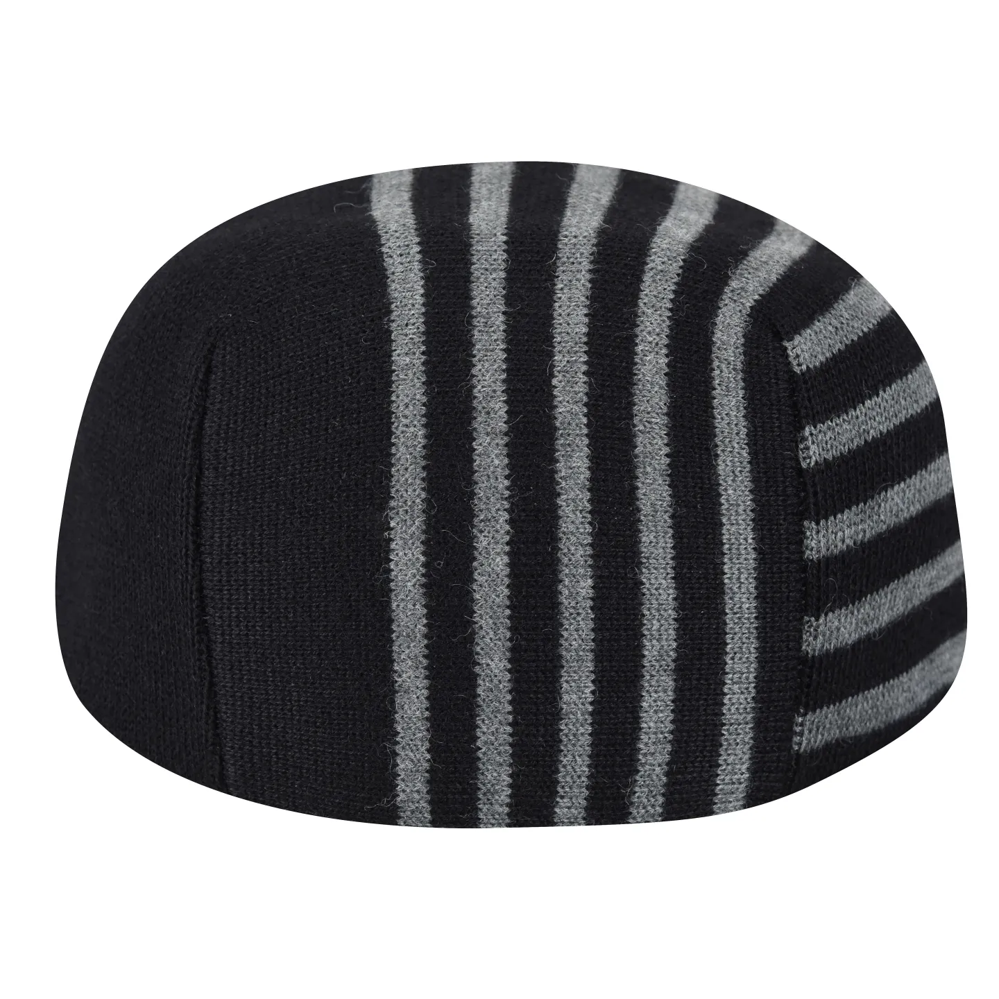 Duckbill Cap Marl Stripe 507 Black/Grey - Kangol Reference: 428 | Traclet Hat Shop