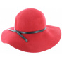 Red Euterpe felt capelin