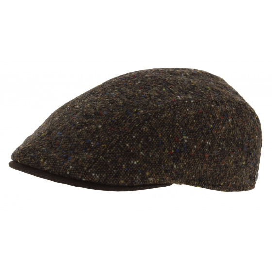 Tokio Domed Cap Brown Wool - Traclet by Marone