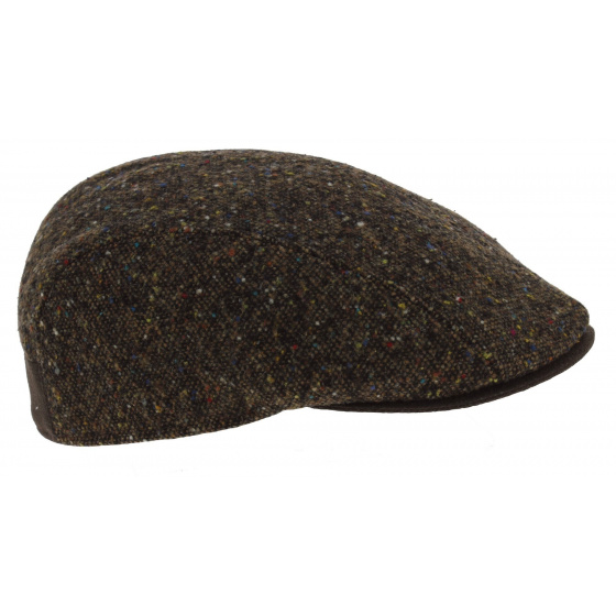 Tokio Domed Cap Brown Wool - Traclet by Marone