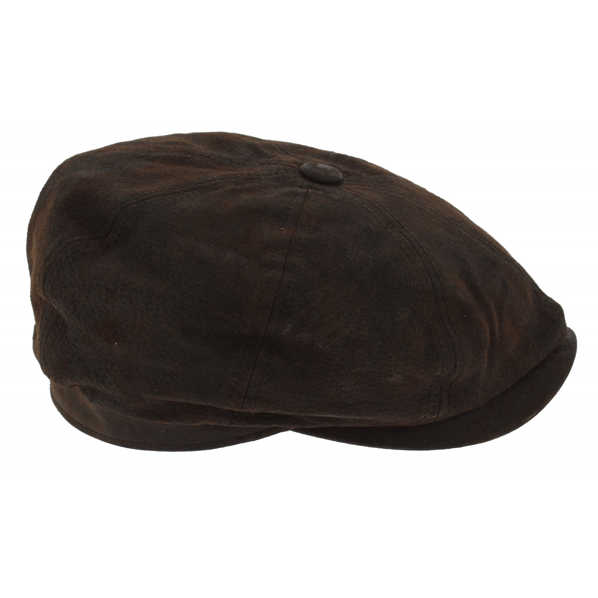 Casquette hatteras Burney cuir - Stetson Reference : 131