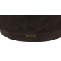 Stetson leather hatteras cap with ear flaps