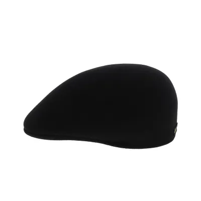 Casquette Bombée Feutre Poil Noire - Borsalino Reference : 2664 | Chapellerie Traclet