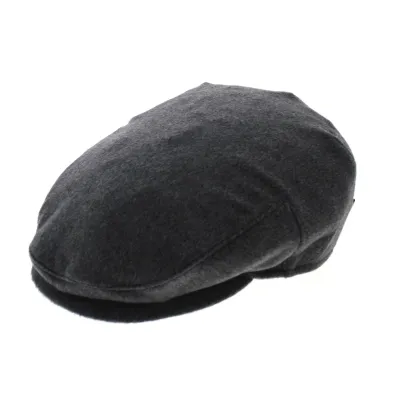 Anthracite cashmere cap - Borsalino Reference: 1903 | Chapellerie Traclet