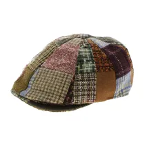 Rounded Patchwork Cap - Doria Reference: 5617 | Traclet Hat Shop