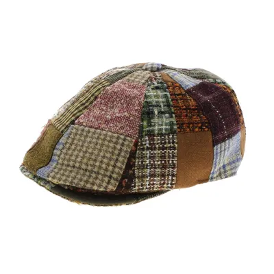 Rounded Patchwork Cap - Doria Reference: 5617 | Traclet Hat Shop