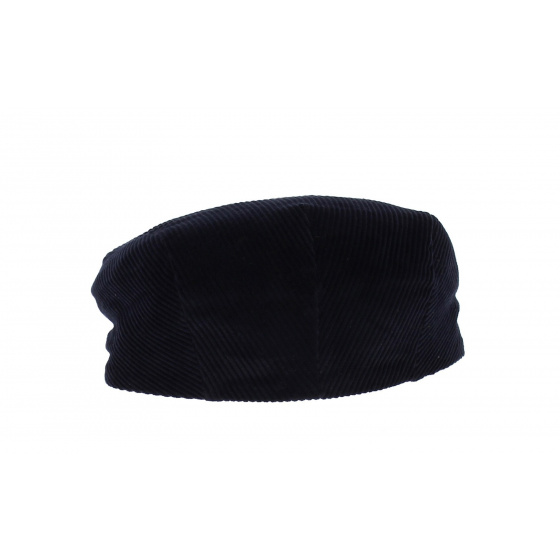 Casquette Plate Velours - Marine